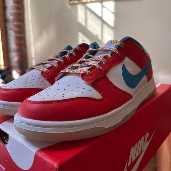 Nike Low Dunk Low QS LeBron James Fruity Pebbles - Picture 2 of 8